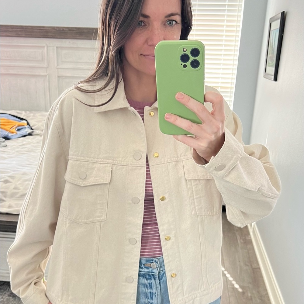 ADIDAS ORIGINALS X KSENIASCHNAIDER DENIM JACKET